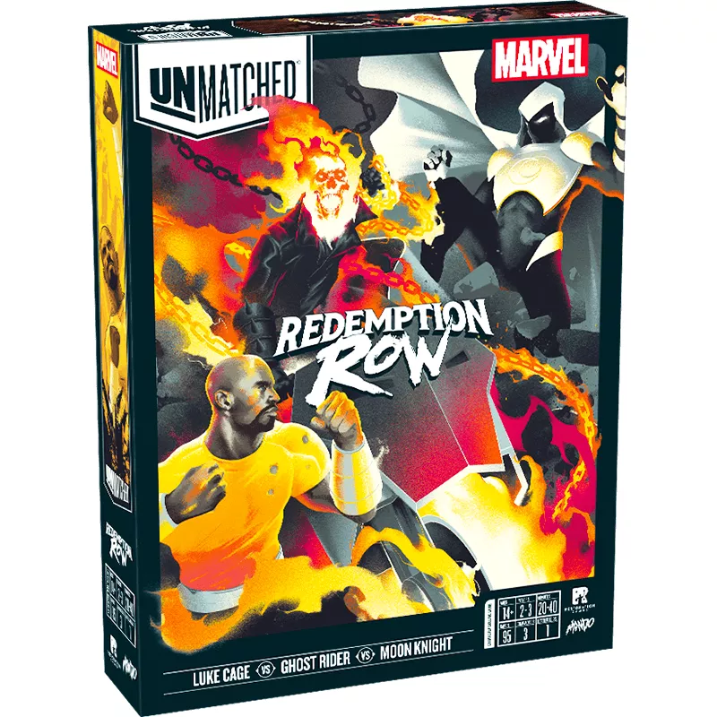 Unmatched Marvel Redemption Row | Restoration Games | Jeu De Société De Combat | En