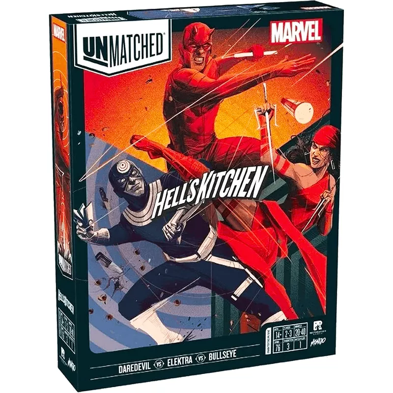 Unmatched Marvel Hell's Kitchen | Restoration Games | Battle Board Game | En