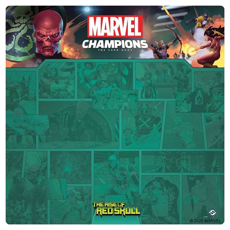 Marvel Champions The Rise of Red Skull Game Mat