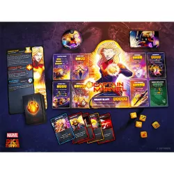 Marvel Dice Throne Captain Marvel Vs Black Panther | USAopoly | Jeu De Société De Combat | En