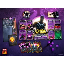 Marvel Dice Throne Captain Marvel Vs Black Panther | USAopoly | Jeu De Société De Combat | En