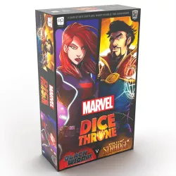 Marvel Dice Throne Black Widow Vs Doctor Strange | USAopoly | Battle Board Game | En