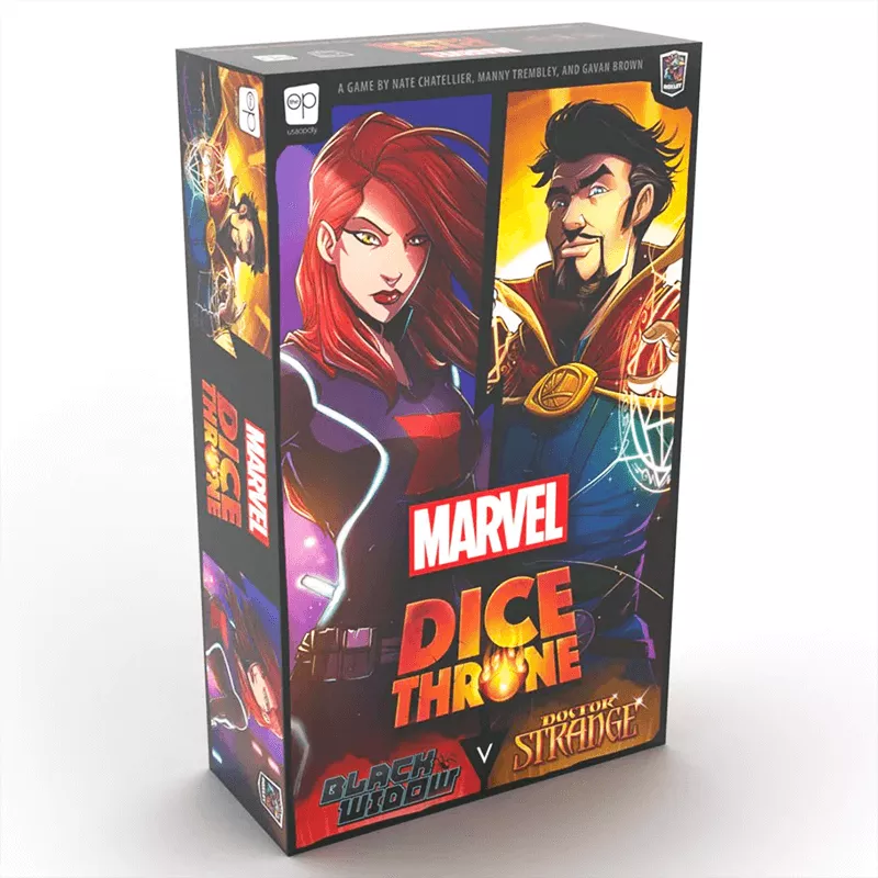 Marvel Dice Throne Black Widow Vs Doctor Strange | USAopoly | Vecht Bordspel | En