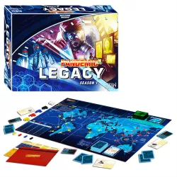 Pandemic Legacy Season 1 Blue Edition | Z-Man Games | Kooperatives Brettspiel | En