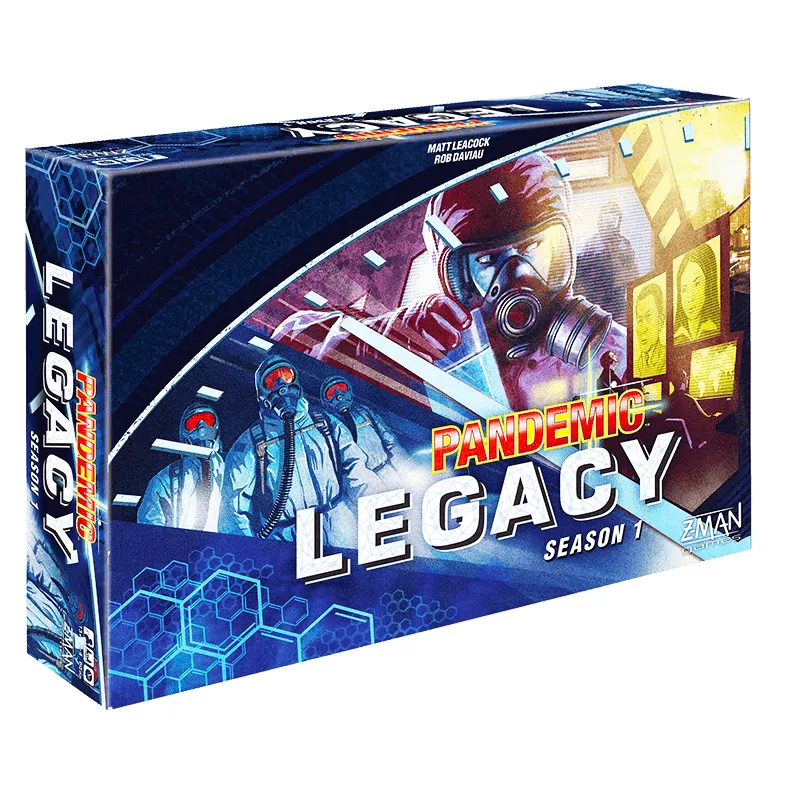 Pandemic Legacy Season 1 Blue Edition | Z-Man Games | Kooperatives Brettspiel | En