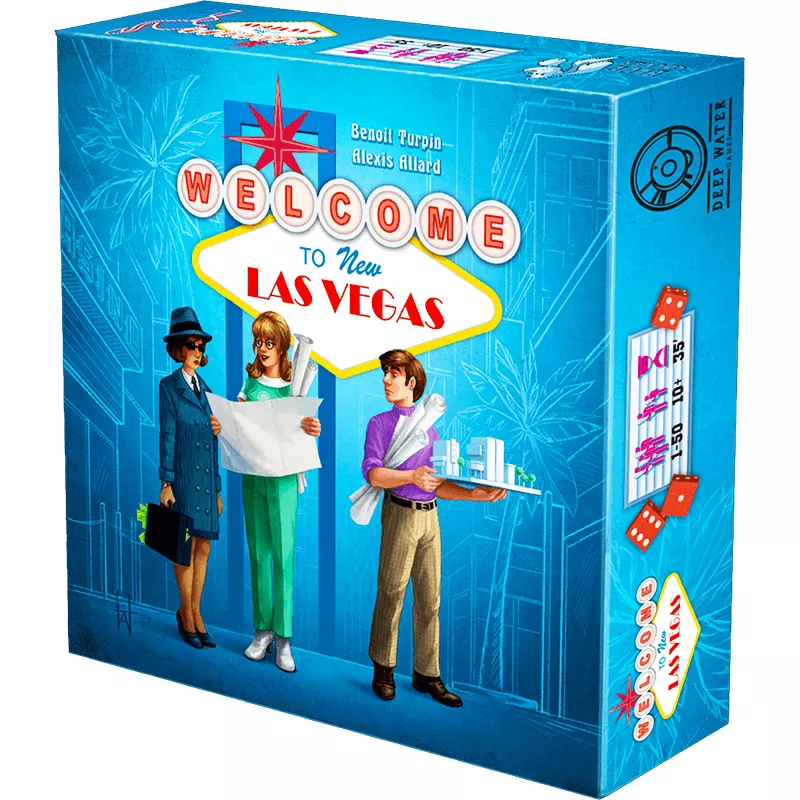 Welcome To New Las Vegas | Blue Cocker Games | Family Board Game | En Fr