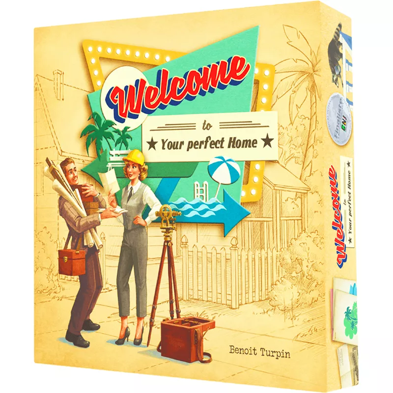 Welcome To Your Perfect Home | Blue Cocker Games | Familie Bordspel | En Fr