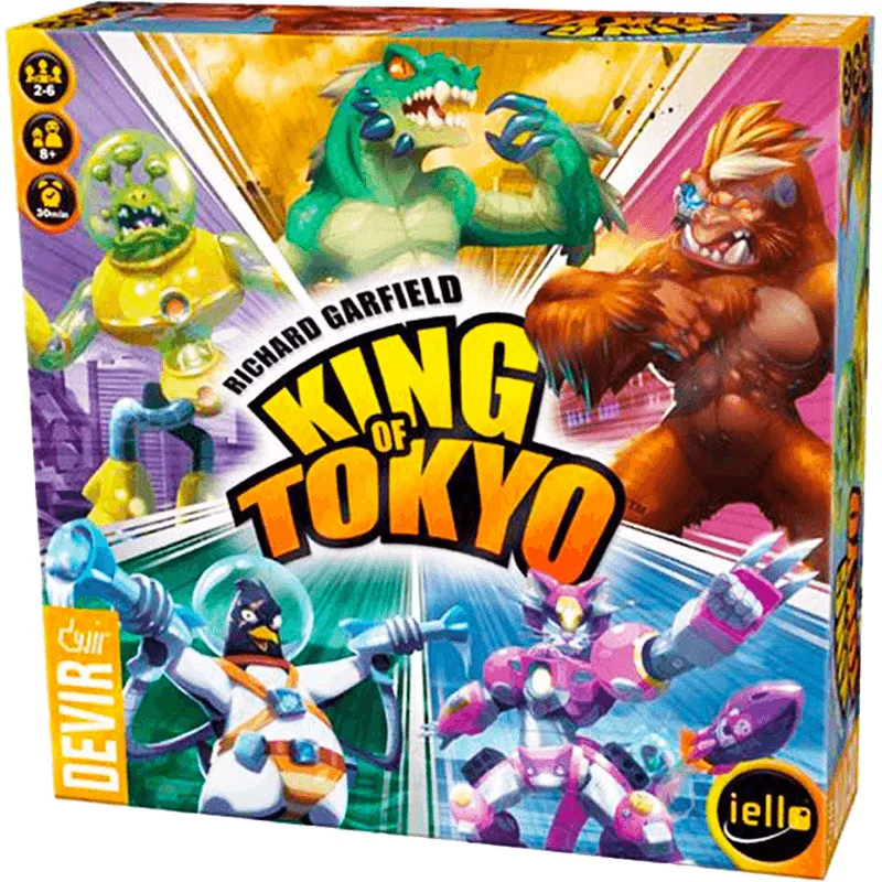 King Of Tokyo | Iello | Jeu De Société Familial | Nl