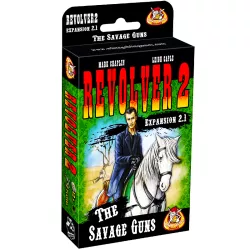 Revolver Expansion 2.1 The Savage Guns | White Goblin Games | Card Game | En