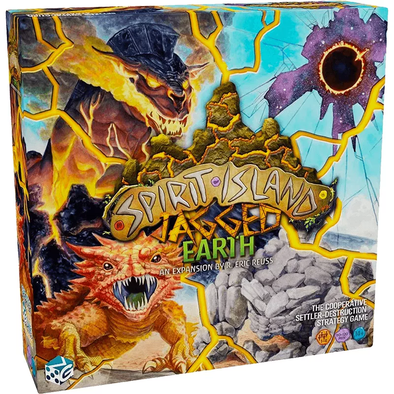 Spirit Island Zerklüftete Erde | Greather Than Games | Strategie-Brettspiel | En