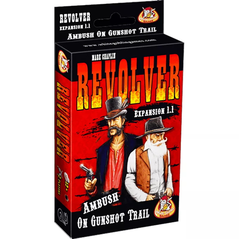 Revolver Expansion 1.1 Ambush On Gunshot Trail | White Goblin Games | Card Game | En