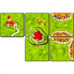 Carcassonne Bridges, Castles And Bazaars Expansion 8 | 999 Games | Family Board Game | Nl