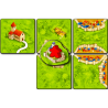 Carcassonne Bridges, Castles And Bazaars Expansion 8 | 999 Games | Family Board Game | Nl