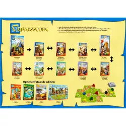 Carcassonne Bridges, Castles And Bazaars Expansion 8 | 999 Games | Family Board Game | Nl