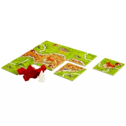 Carcassonne De Draak, De Fee En De Jonkvrouw Uitbreiding 3 | 999 Games | Familie Bordspel | Nl