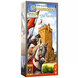 Carcassonne La Tour Extension 4 | 999 Games | Jeu De Société Familial | Nl