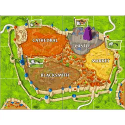 Carcassonne Comte, Roi & Brigand Extension 6 | 999 Games | Jeu De Société Familial | Nl