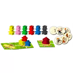 Carcassonne Tous En Piste ! Extension 10 | 999 Games | Jeu De Société Familial | Nl