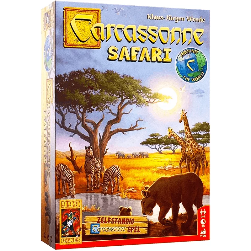 Carcassonne Safari | 999 Games | Familien-Brettspiel | Nl