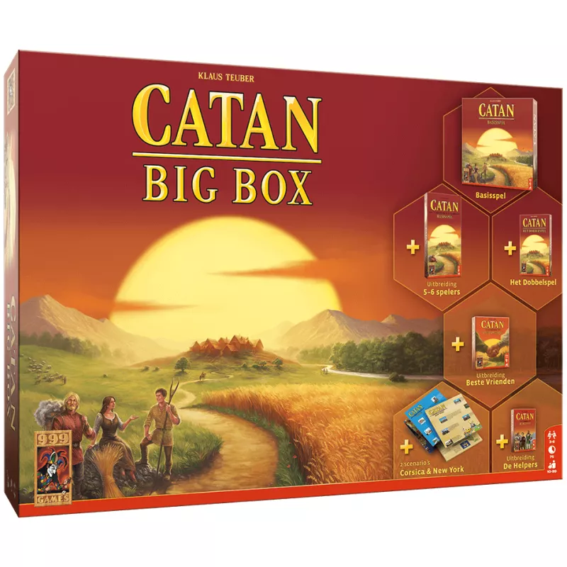 CATAN Big Box | 999 Games | Familien-Brettspiel | Nl