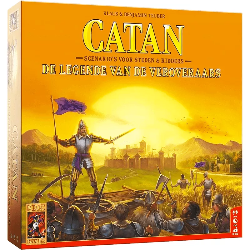 CATAN Cities & Knights Legend Of The Conquerors | 999 Games | Family Board Game | Nl