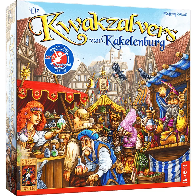 De Kwakzalvers Van Kakelenburg | 999 Games | Familie Bordspel | Nl