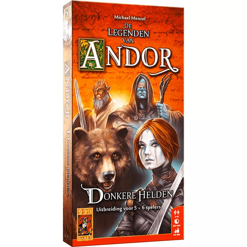 Andor Héros Sombres Extension 5/6 Joueurs | 999 Games | Jeu De Société Coopératif | Nl