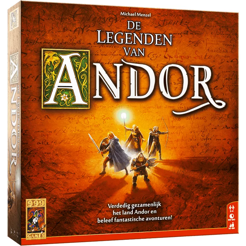 De Legenden Van Andor | 999 Games | Coöperatief Bordspel | Nl