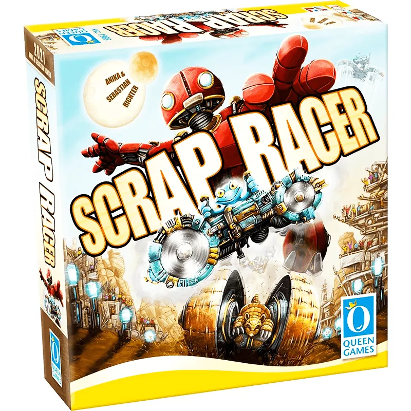 Scrap Racer | Queen Games | Family Board Game | Nl En Fr De