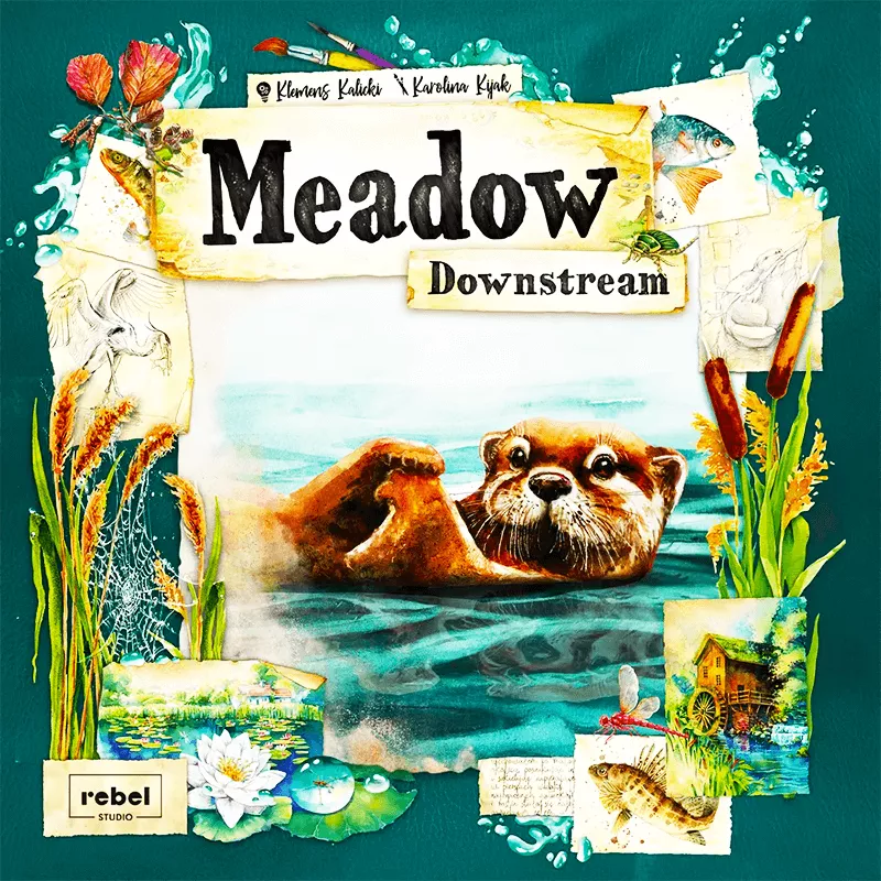 Meadow Downstream | Rebel Studio | Family Board Game | En
