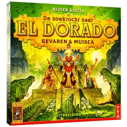 The Quest For El Dorado Dangers & Muisca | 999 Games | Family Board Game | Nl