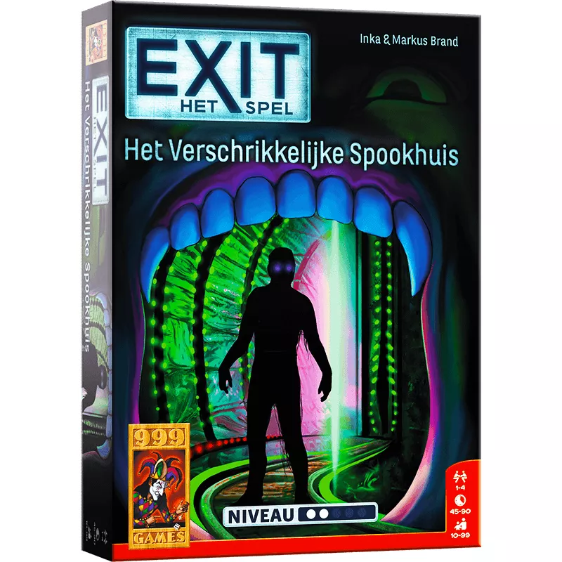 Exit Het Spel Het Verschrikkelijke Spookhuis | 999 Games | Coöperatief Bordspel | Nl