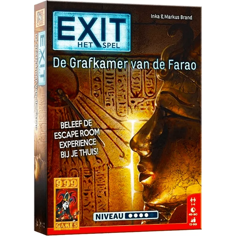 Exit Le Jeu Le Tombeau Du Pharaon | 999 Games | Jeu De Société Coopératif | Nl