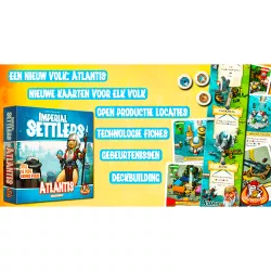 Settlers Naissance d'Un Empire Atlantes | White Goblin Games | Jeu De Société Familial | Nl