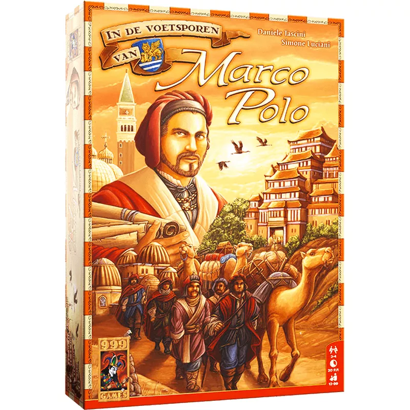 The Voyages Of Marco Polo | 999 Games | Strategy Board Game | Nl