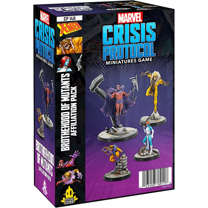 Marvel Crisis Protocol Brotherhood of Mutants Affiliation Pack EN