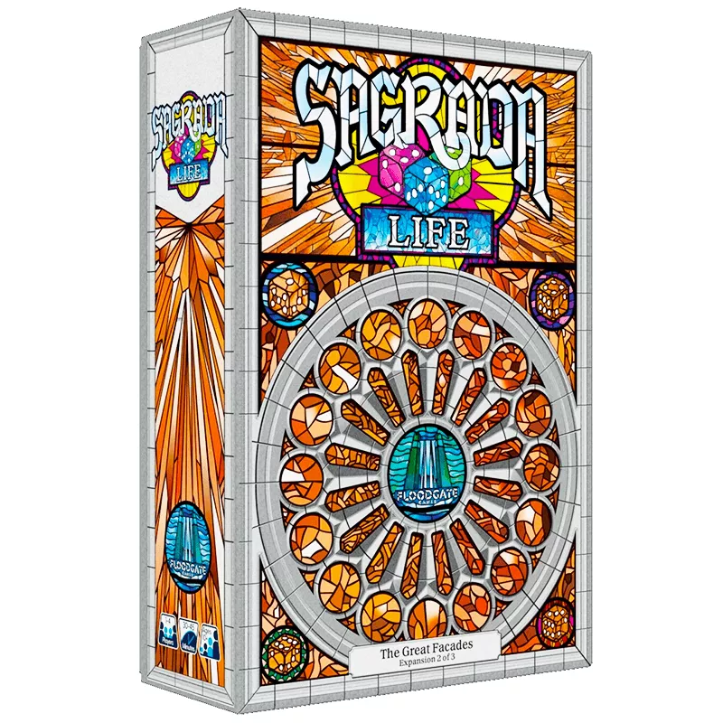 Sagrada The Great Facades Life | FloodGate Games | Jeu De Société Familial | En