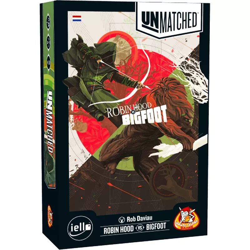 Unmatched Robin Hood vs. Bigfoot | White Goblin Games | Battle Board Game | Nl