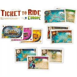 Ticket To Ride 15th Anniversary Deluxe Europa | Days of Wonder | Family Board Game | Nl