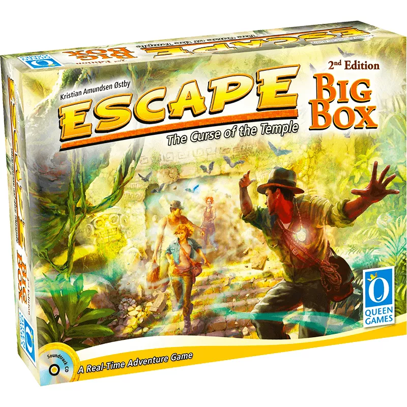 Escape The Curse Of The Temple Big Box Second Edition | Queen Games | Jeu De Société Familiale | En De