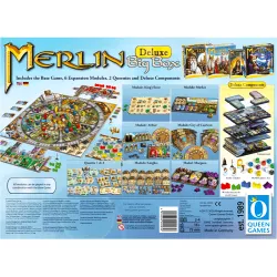 Merlin Big Box | Queen Games | Strategie -Brettspiel | En De