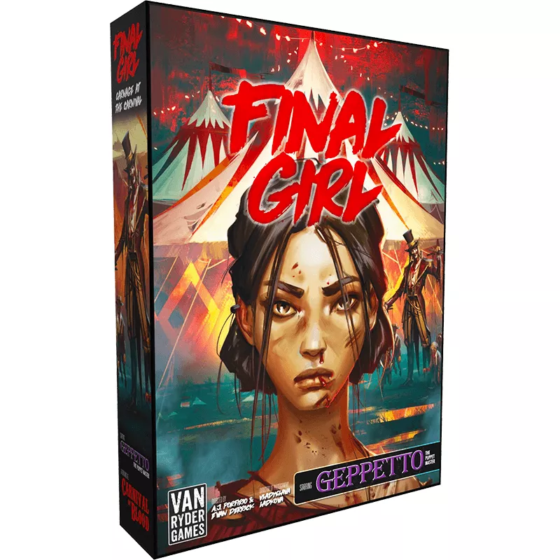 Final Girl Carnage At The Carnival Feature Film Box | Van Ryder Games | Adventure Board Game | En