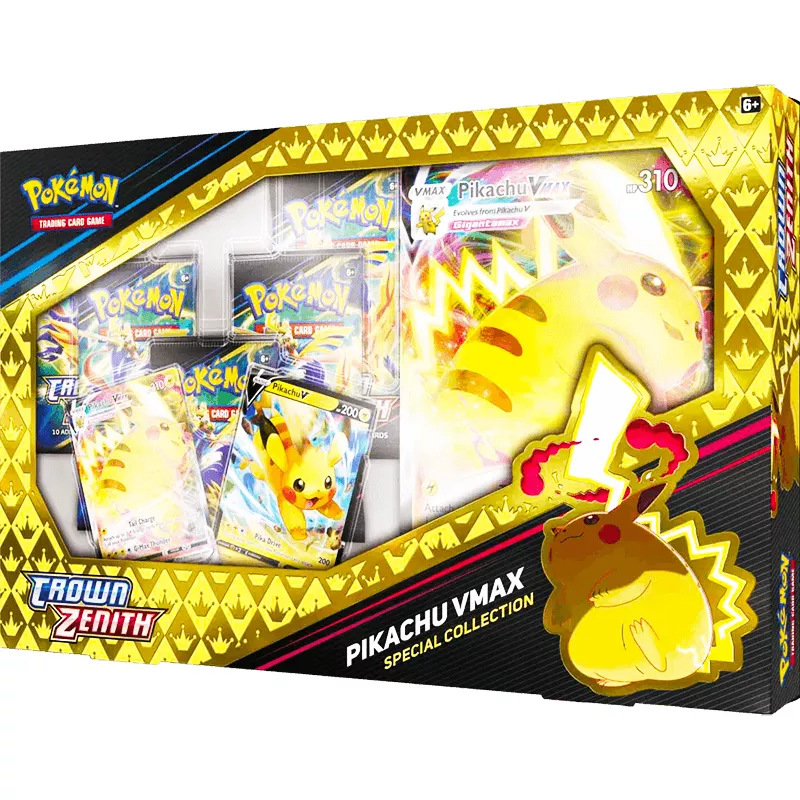 Pokémon Trading Card Game Sword & Shield Crown Zenith Pikachu VMax Special Collection Box En
