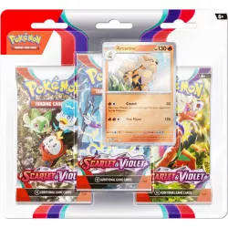 Pokémon Trading Card Game Scarlet & Violet 3-pack Blister Arcanine En