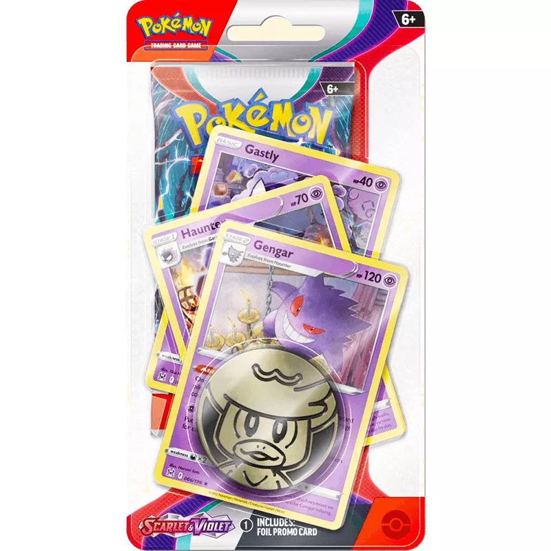 Pokémon Trading Card Game Scarlet & Violet Premium Checklane Blister Gengar En