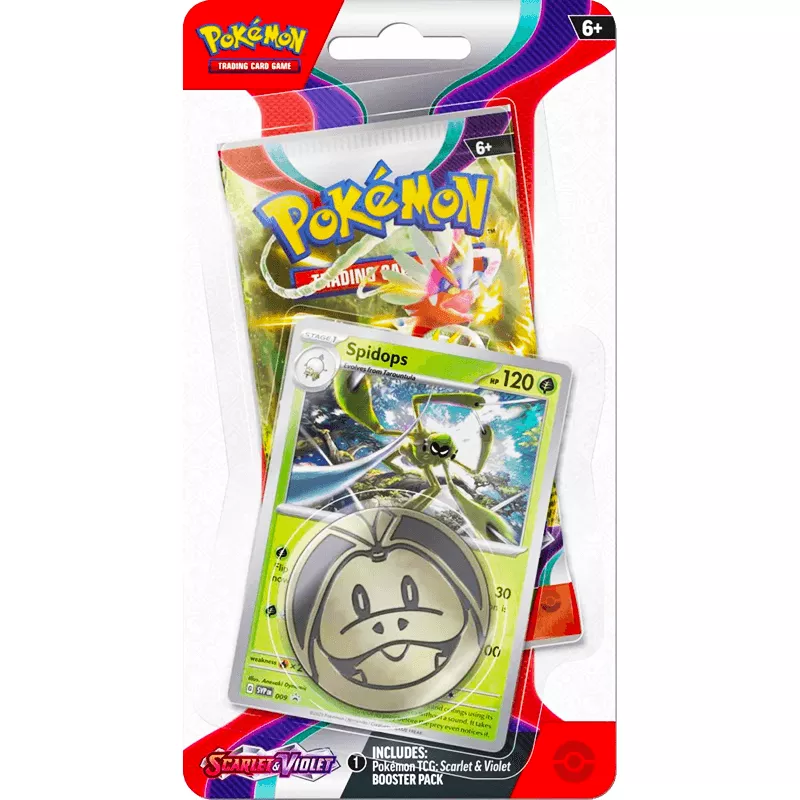 Pokémon Trading Card Game Scarlet & Violet Checklane Blister Spidops En