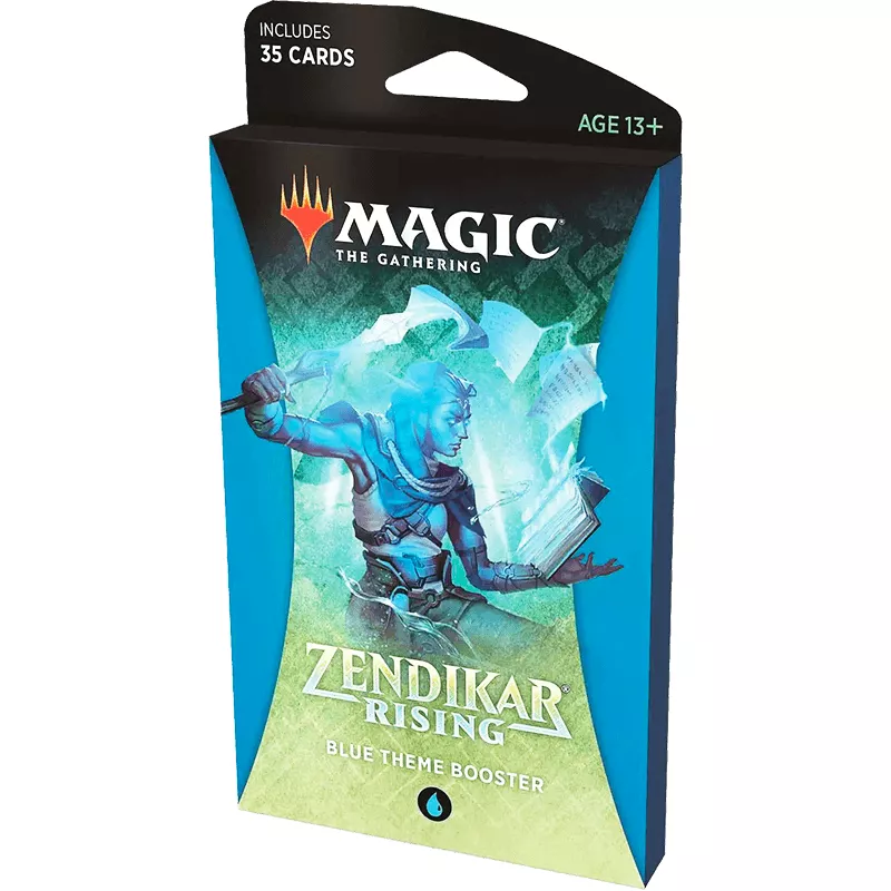 Magic The Gathering Zendikar Rising Blue Theme Booster En