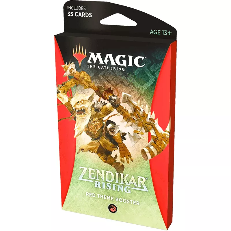 Magic The Gathering Zendikar Rising Red Theme Booster En