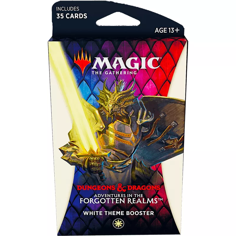 Magic The Gathering Dungeons And Dragons Adventures In The Forgotten Realms White Theme Booster En