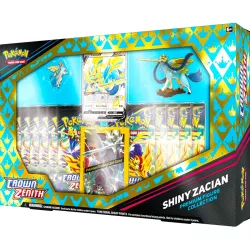 Pokémon Trading Card Game Sword & Shield Crown Zenith Shiny Zacian Premium Figure Collection En